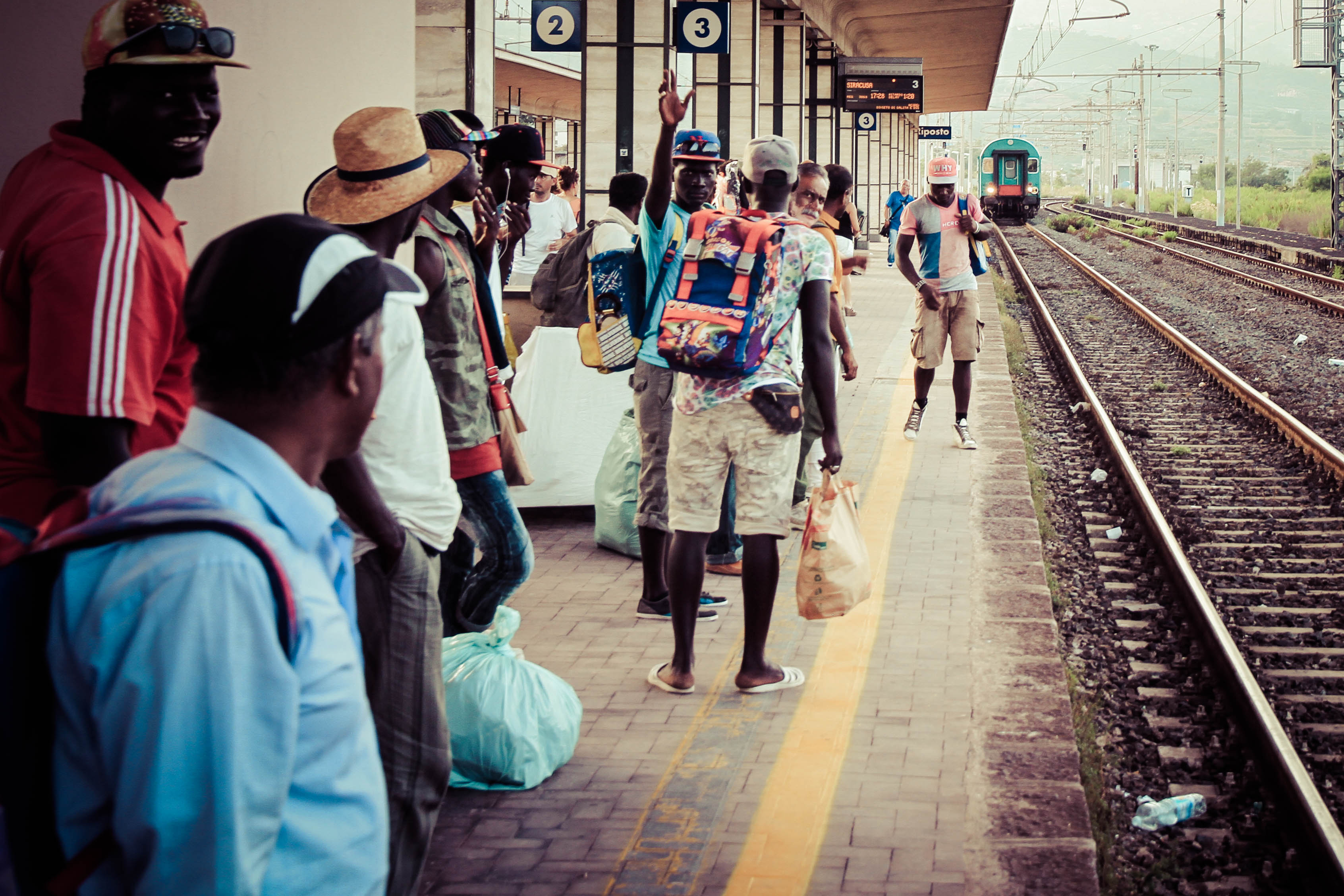 Voyage en train Vers Syracuse