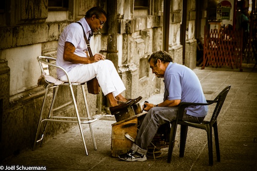 Dans les rues de Naples