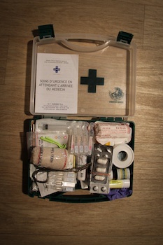 Trousse Pharmacie Bébé Voyage Secours (Vert)