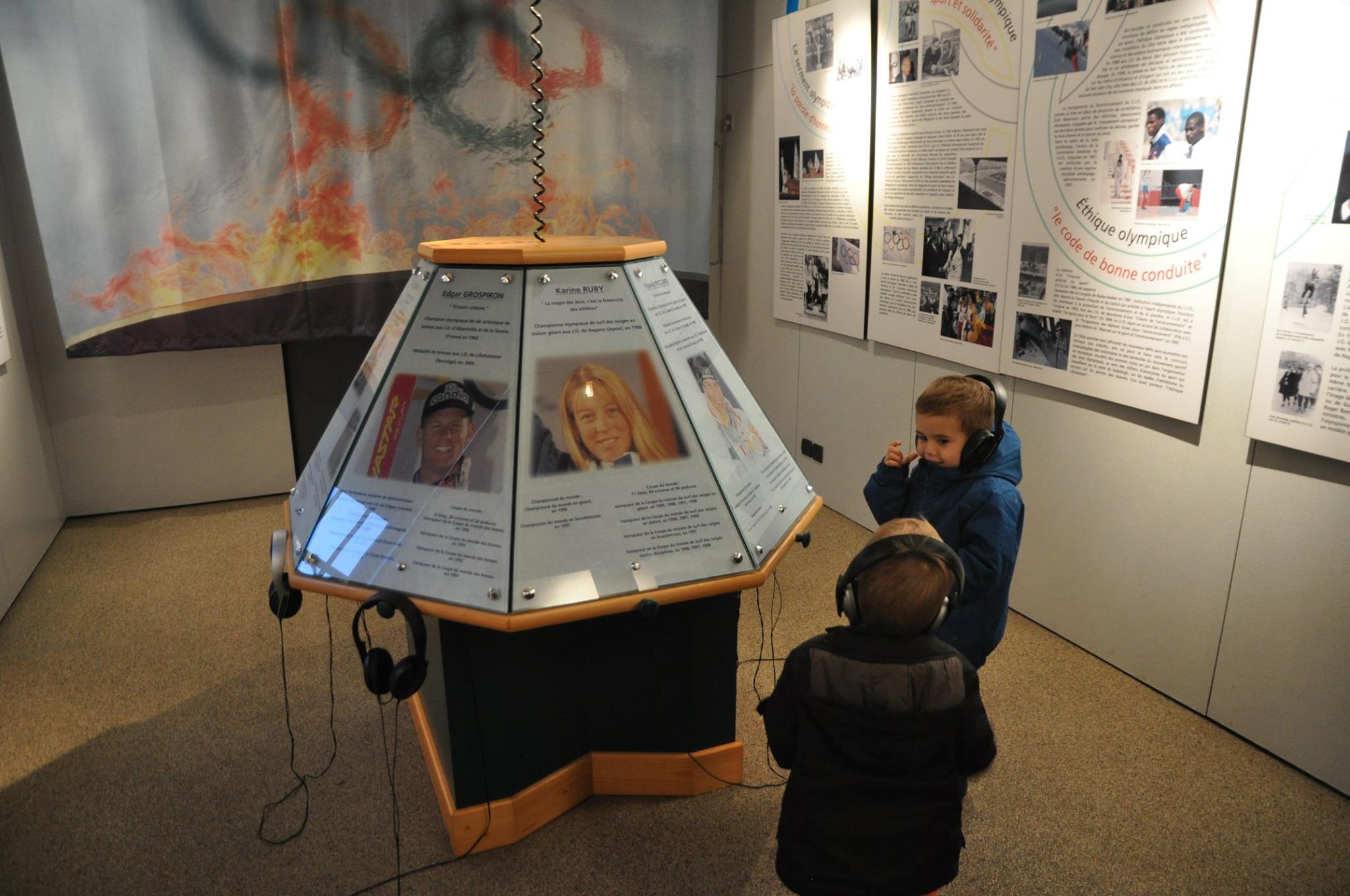 Musée avec un enfant JO Albertville Les Aventures d'Arthur et Thibaut