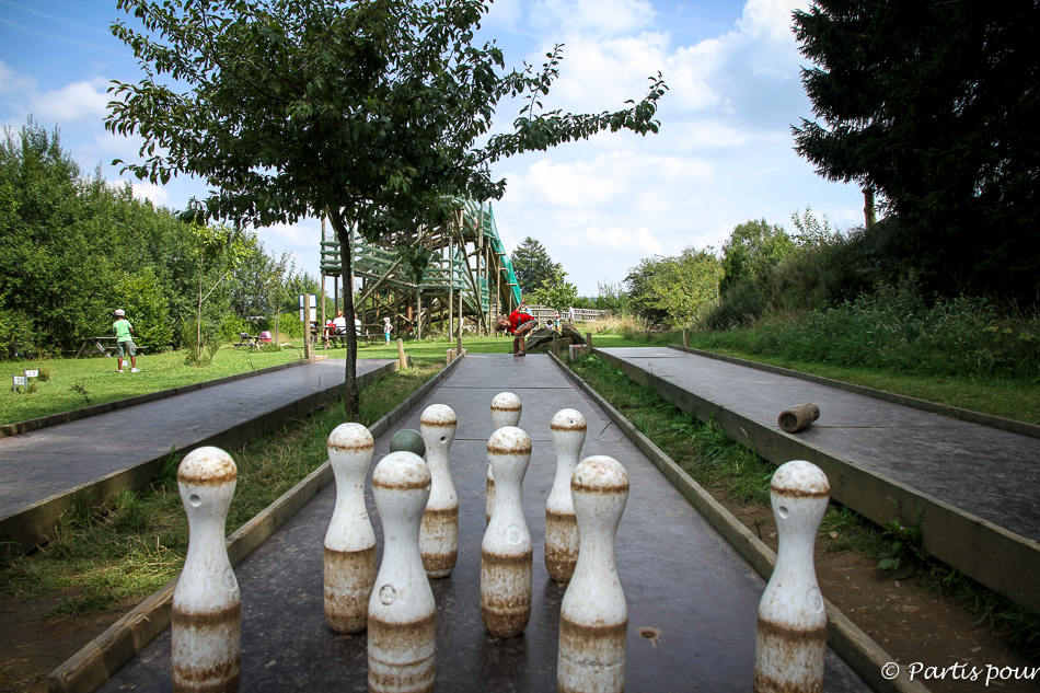 Bowling extérieur. Parc de l'O Vive, Dochamps. Activités Durbuy et environs