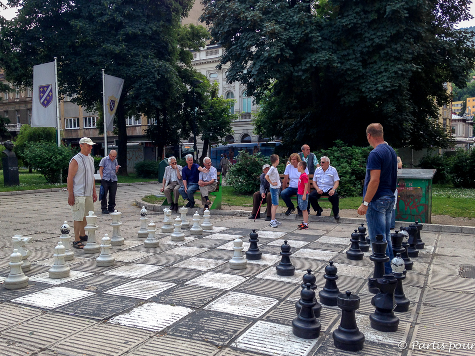 Les joueurs d'échecs. Trois semaines à Sarajevo