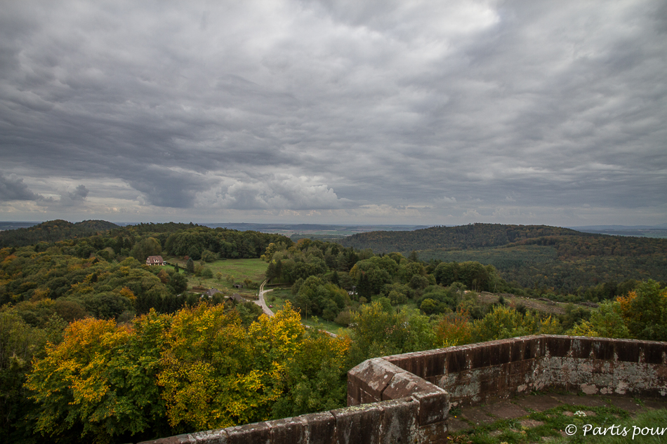 Bilan 2015. Château de Lichtenberg, Bas-Rhin, Alsace, France.