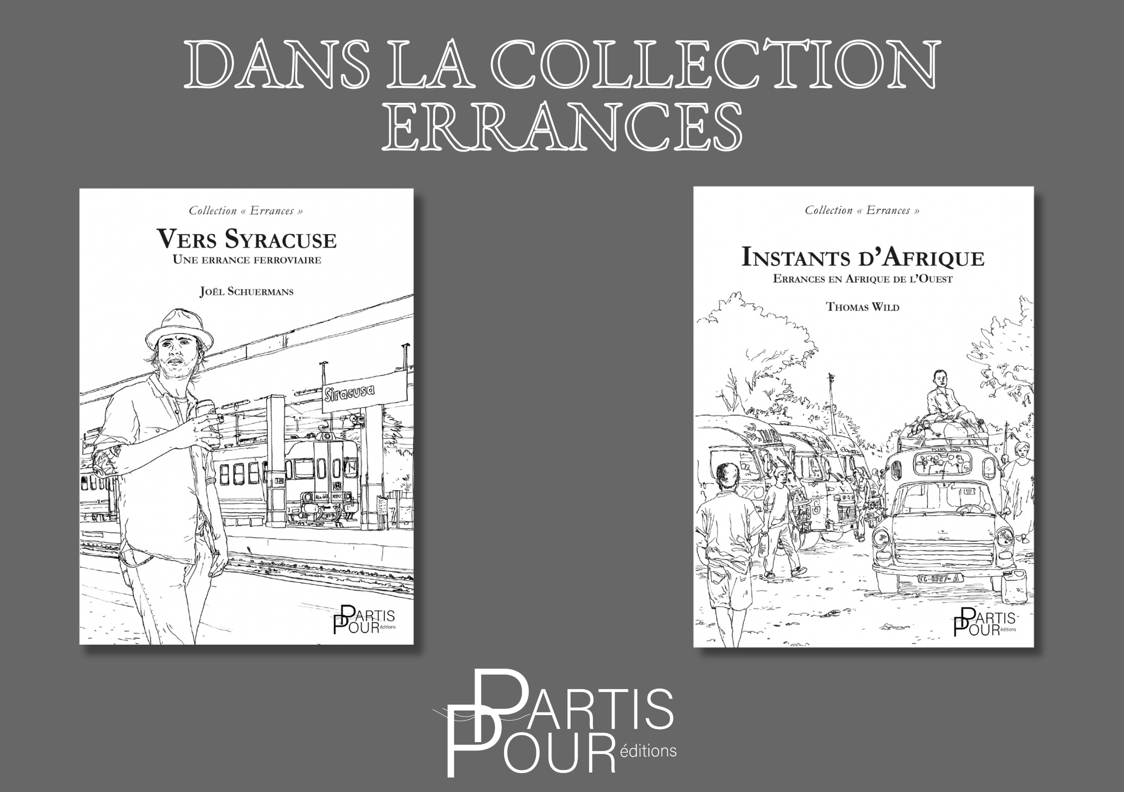 Nouveautés Collection Errances Mai 2023