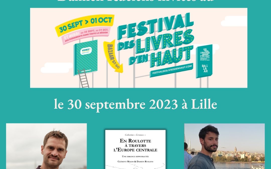 Clément Magos et Damien Ruelens au Festival des Livres d’En Haut