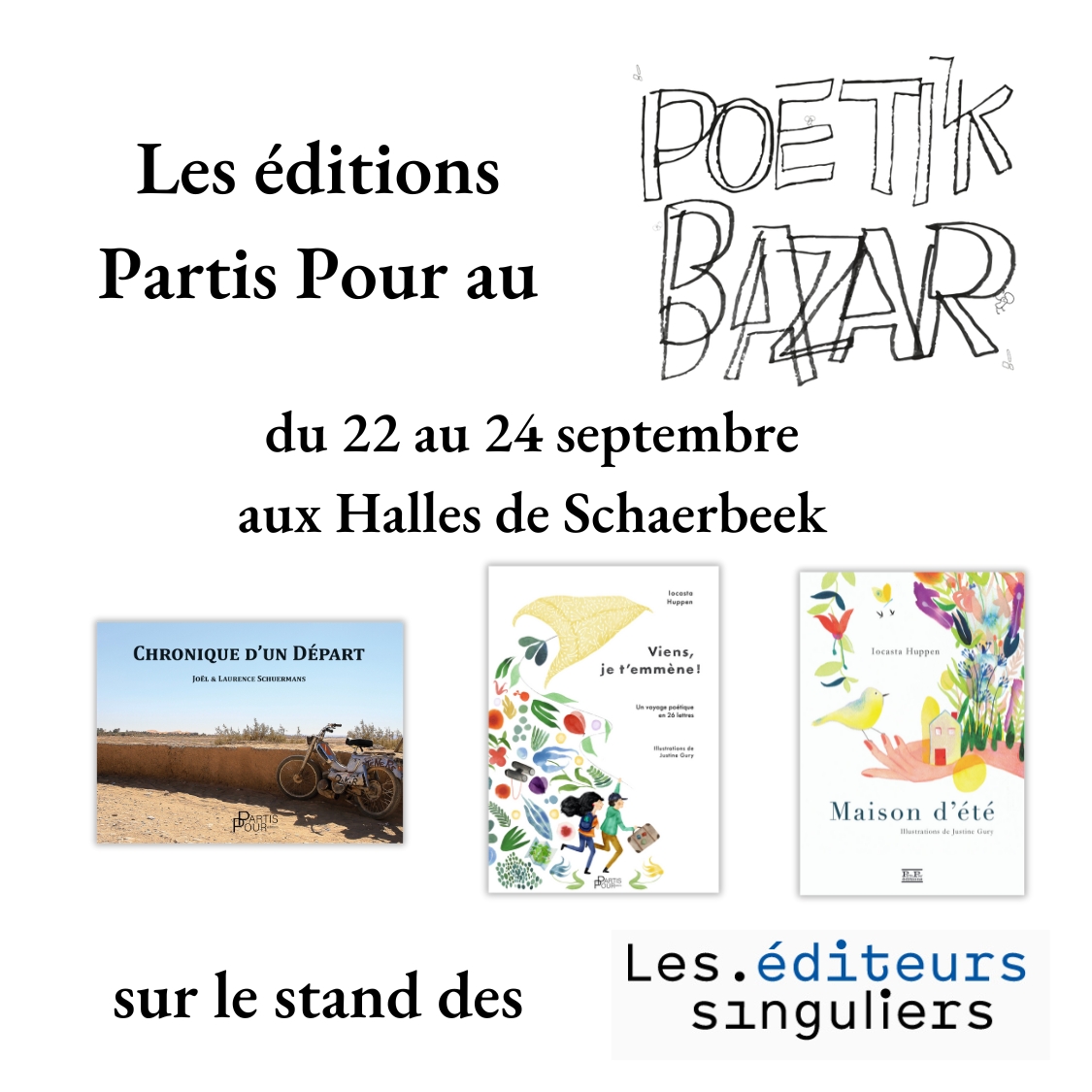 Partis Pour au Poetik Bazar 2023