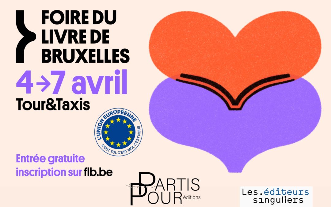 Les éditions Partis Pour à la Foire du Livre de Bruxelles