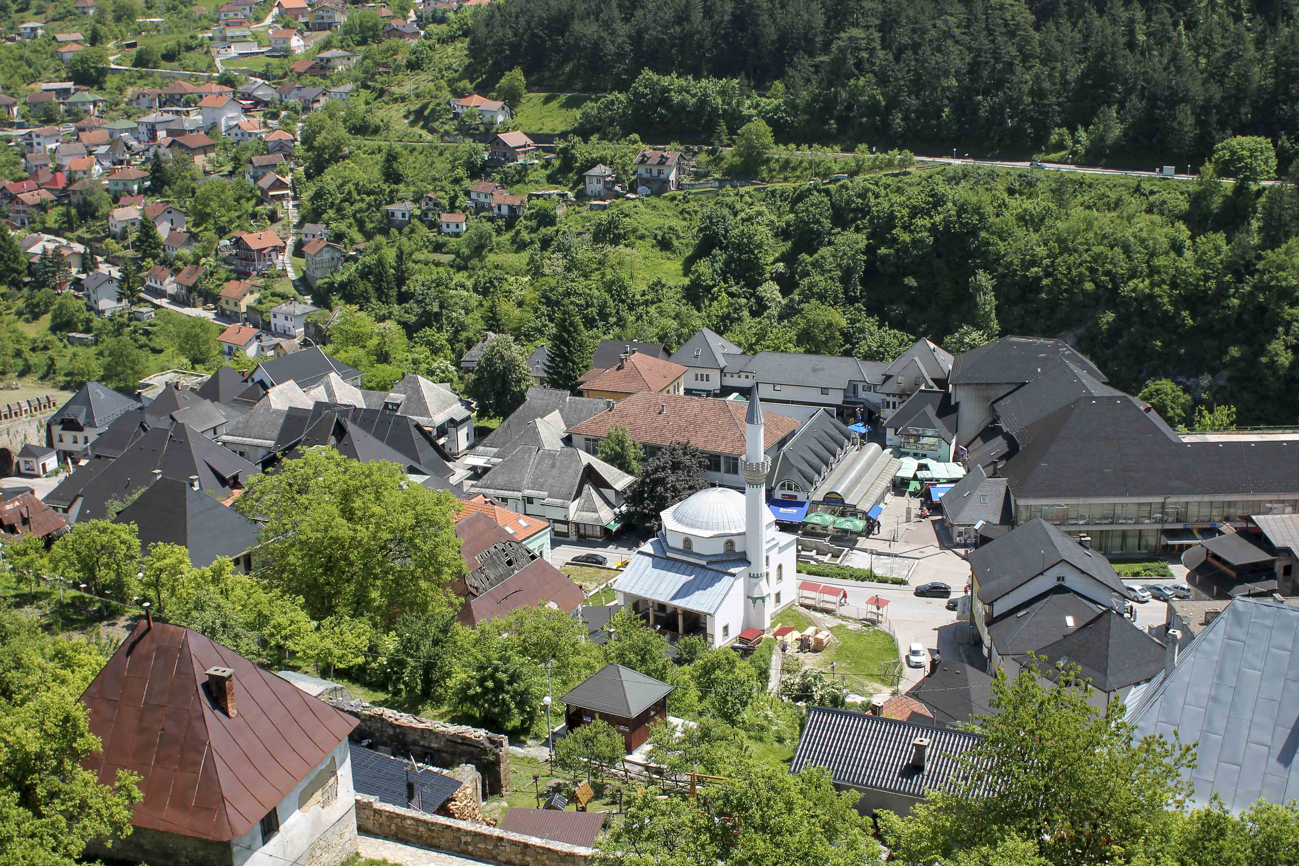 Jajce_Bosnie_PartisPour-3 Depuis les remparts de Jajce. Itinéraire d'un road trip en Bosnie. Partis Pour